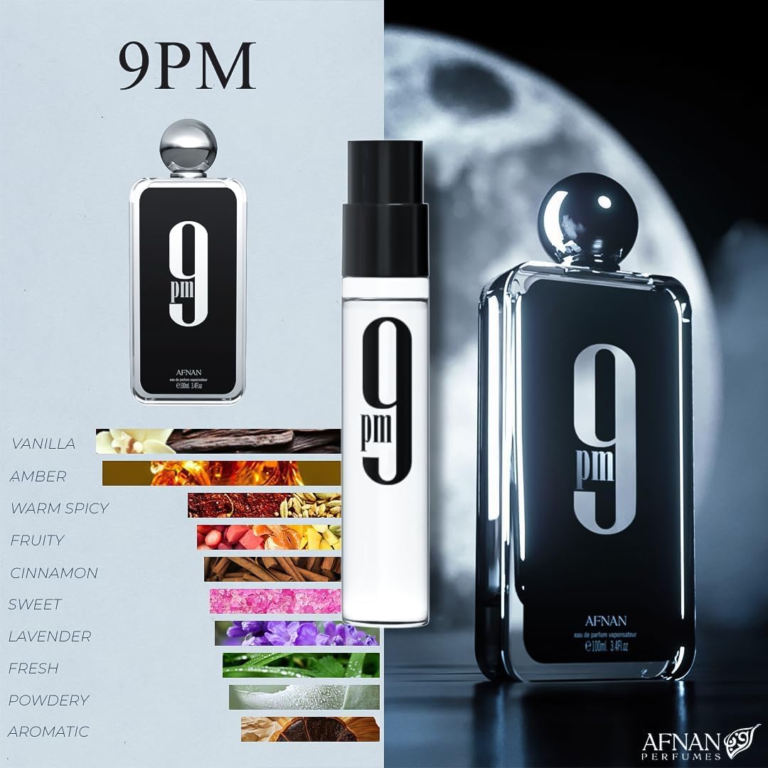 Afnan close-up of a vial spray top highlighting precision application
