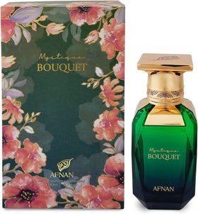 Afnan Mystique Bouquet sprayer close-up demonstrating easy atomizer and precise application