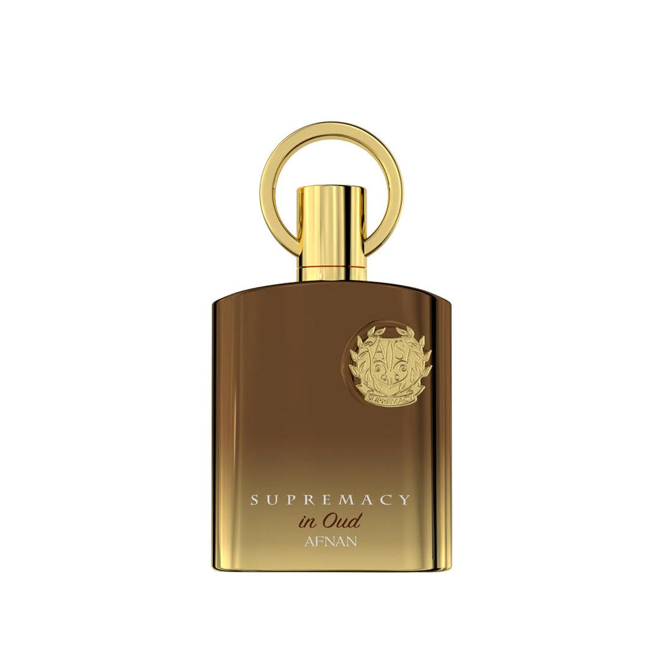 Afnan front bottle view showing elegant packaging and premium perfume presence