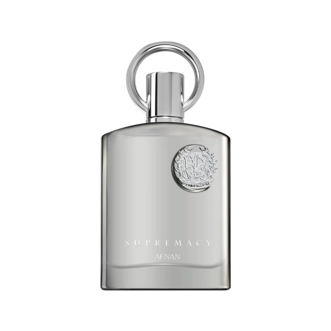 Afnan bottle front view showing sleek design and confident appeal