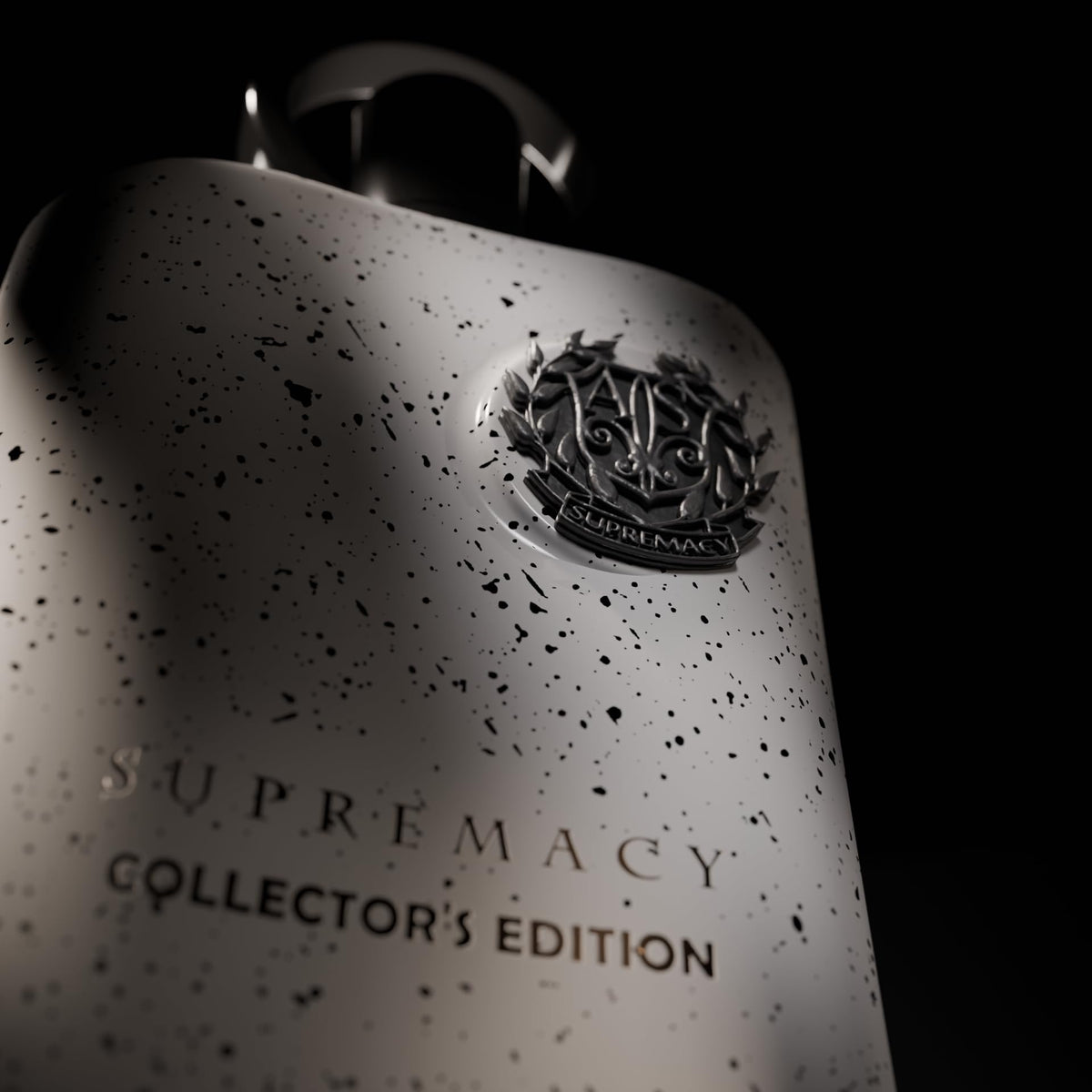 Afnan Supremacy Collector's Edition 3.4 fl oz next to ruler showing true size