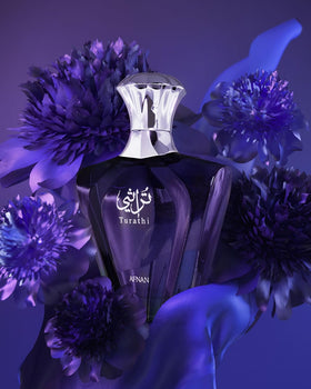Afnan Turathi Blue on dresser in men's outfit scene suggests everyday stylish use