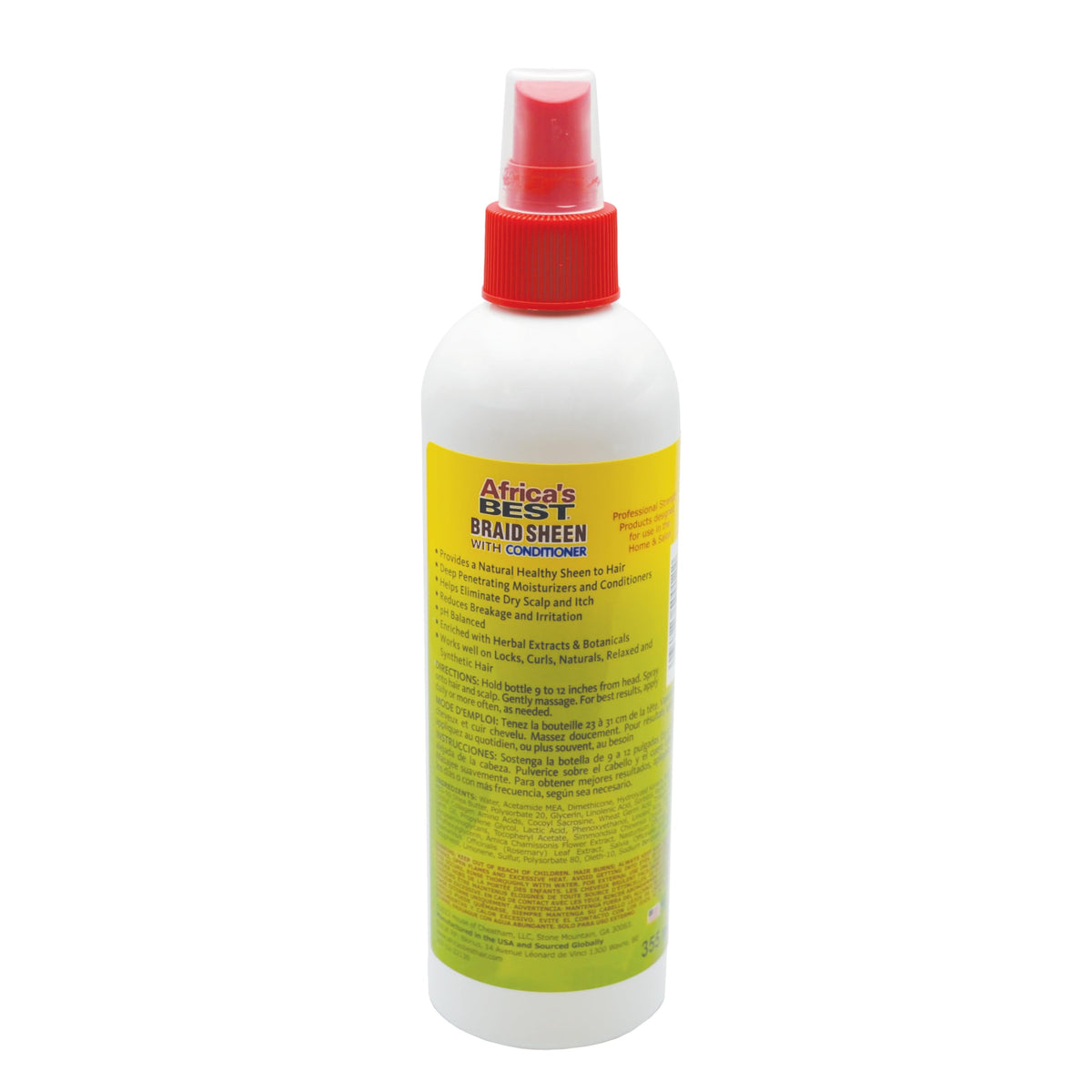 Africa's Best nozzle close-up demonstrating easy spray control