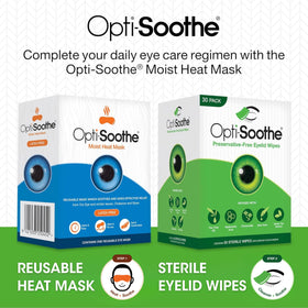 AFT Opti-Soothe wipes on bathroom vanity in a tidy routine setting for daily care
