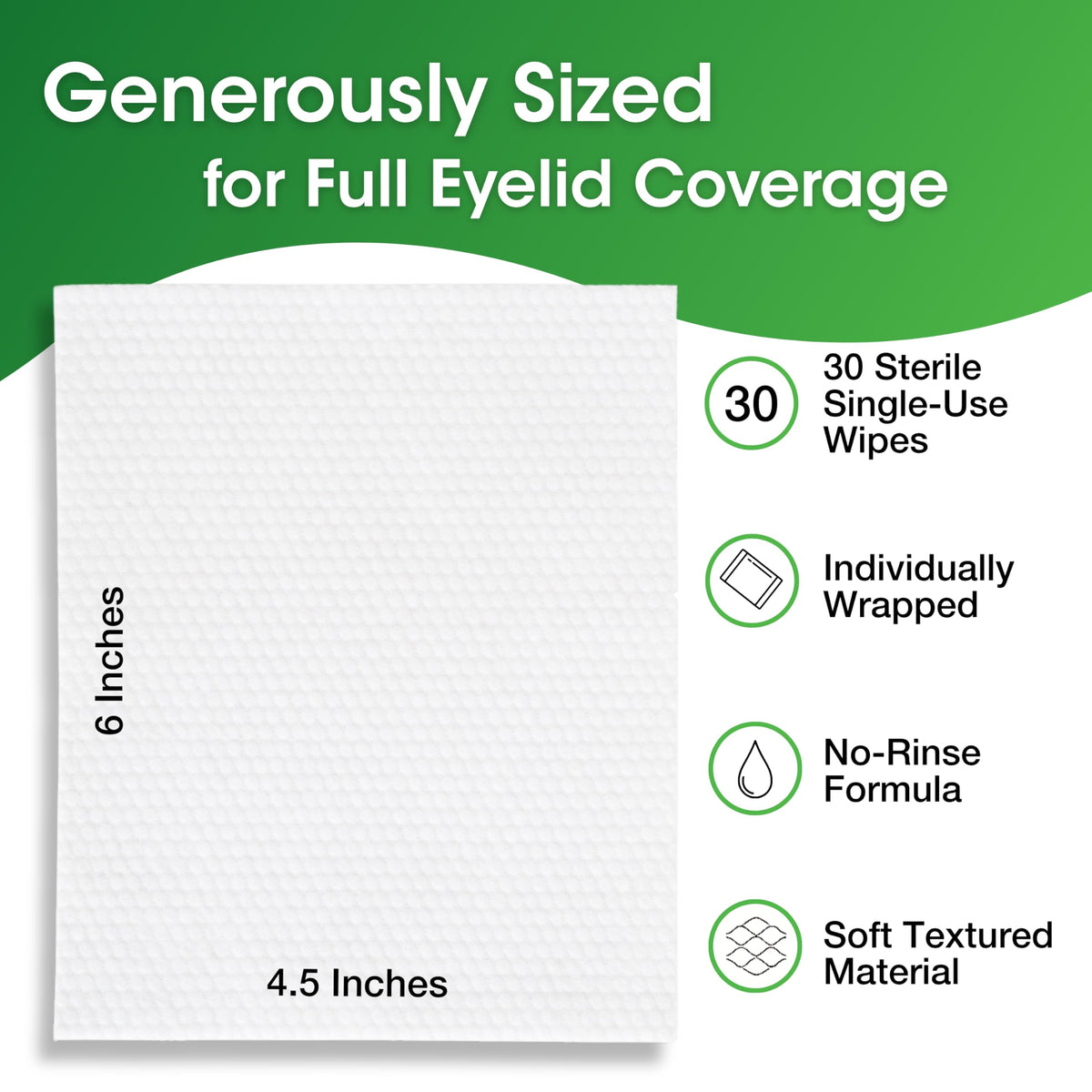 AFT Opti-Soothe wipe fabric texture close-up showing soft fibers and gentle feel