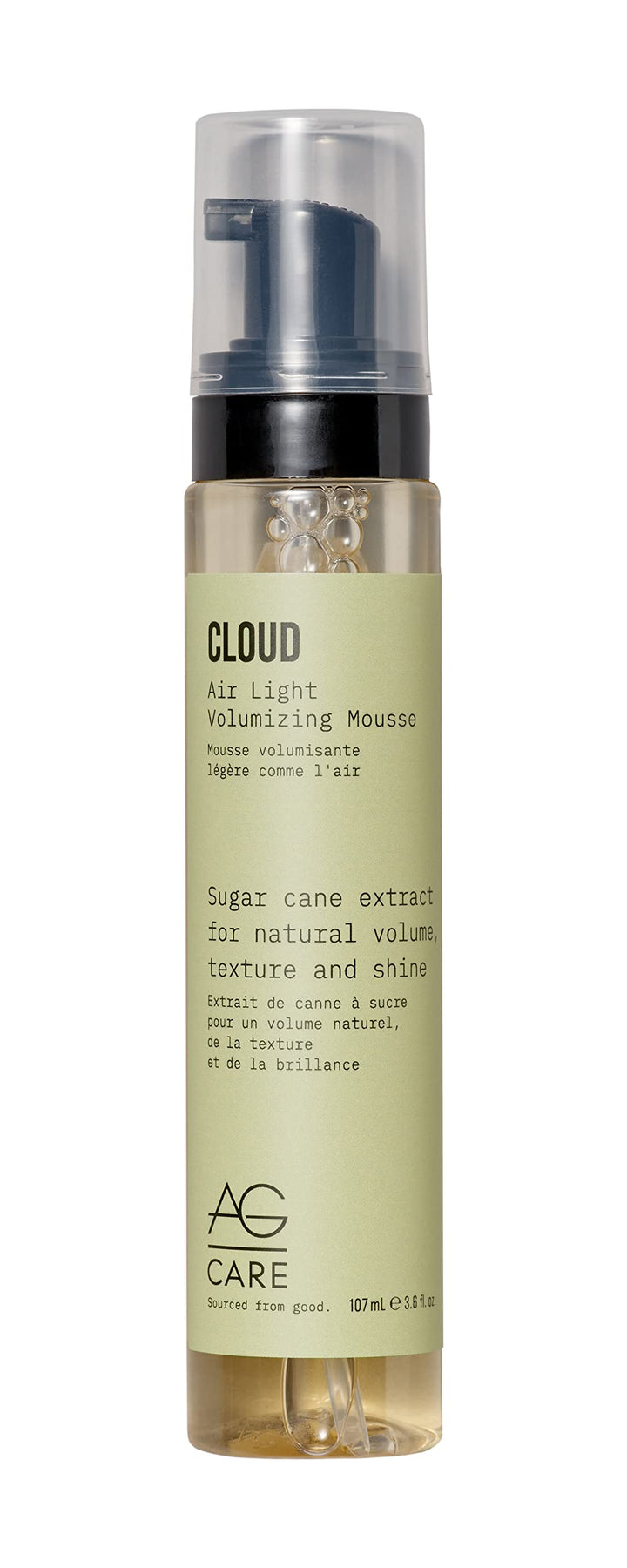 AG Care Cloud Air front packaging showing volume and vegan benefits