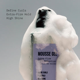 AG Care mousse texture close-up showing airy foam for lightweight volume