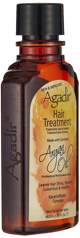 Agadir dispensing oil from pump highlighting controlled, no-waste application benefit