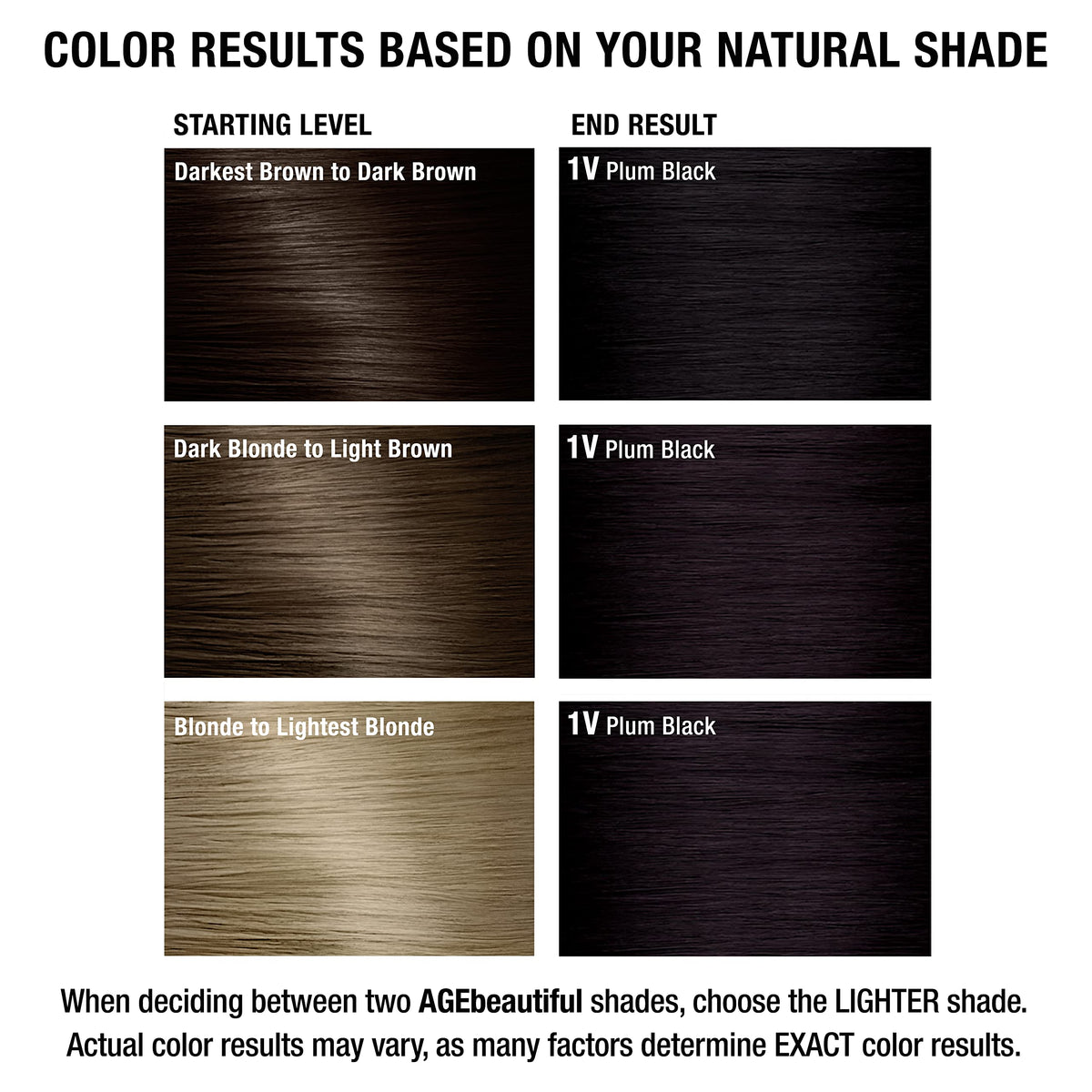 AGE beautiful styled hair lifestyle shot showing glossy, dimensional color