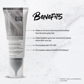 AGE beautiful lather texture demonstrating gentle clean and shine