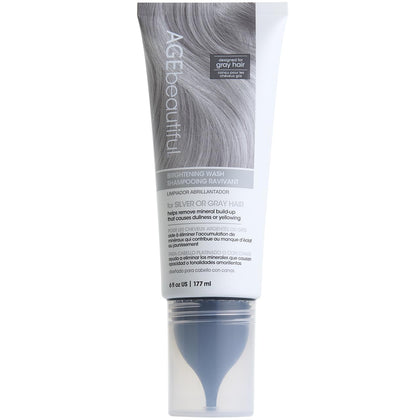 AGE beautiful front bottle showing label and brightening benefit