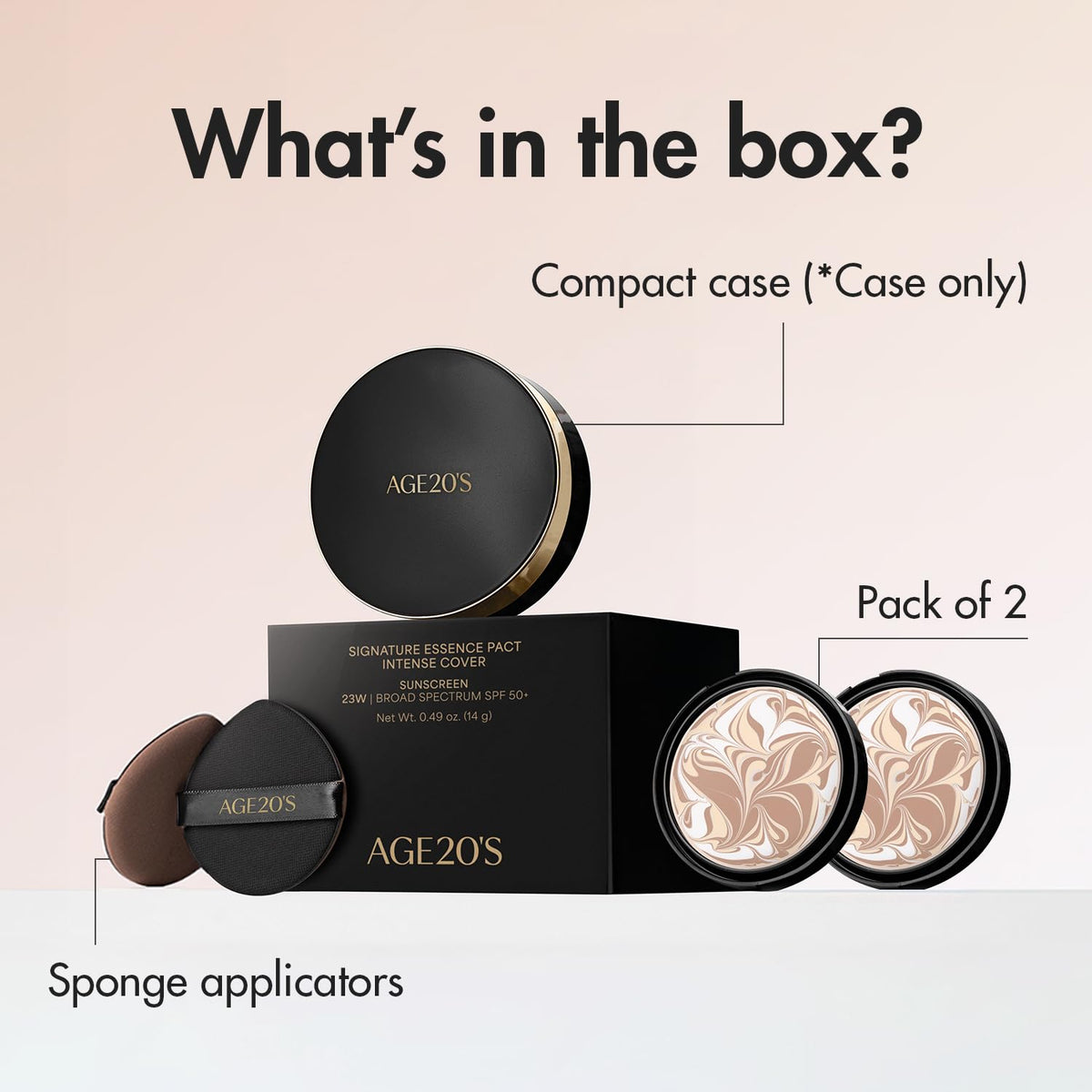 AGE20'S refill insertion showing eco-friendly refill system benefit