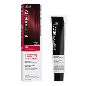 AGE beautiful front packaging showing shade 4RR and benefits