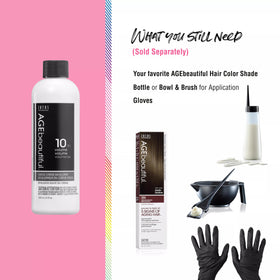 AGE beautiful applied from applicator bottle offering precise, even coverage