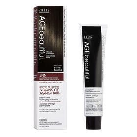 AGEbeautiful front packaging showing 3NN shade and professional benefits