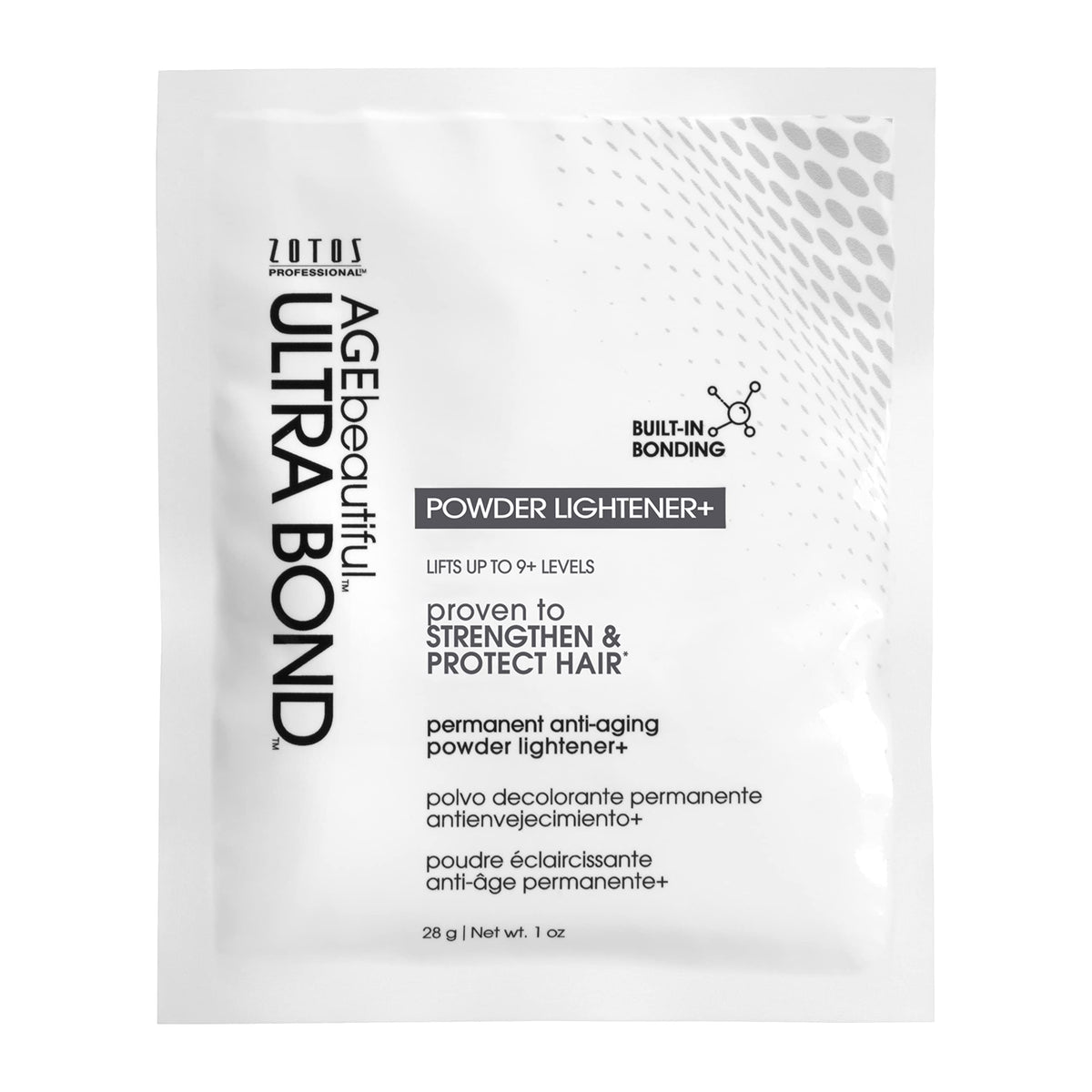 AGE beautiful front packaging showing 1 oz tube with professional branding and benefit