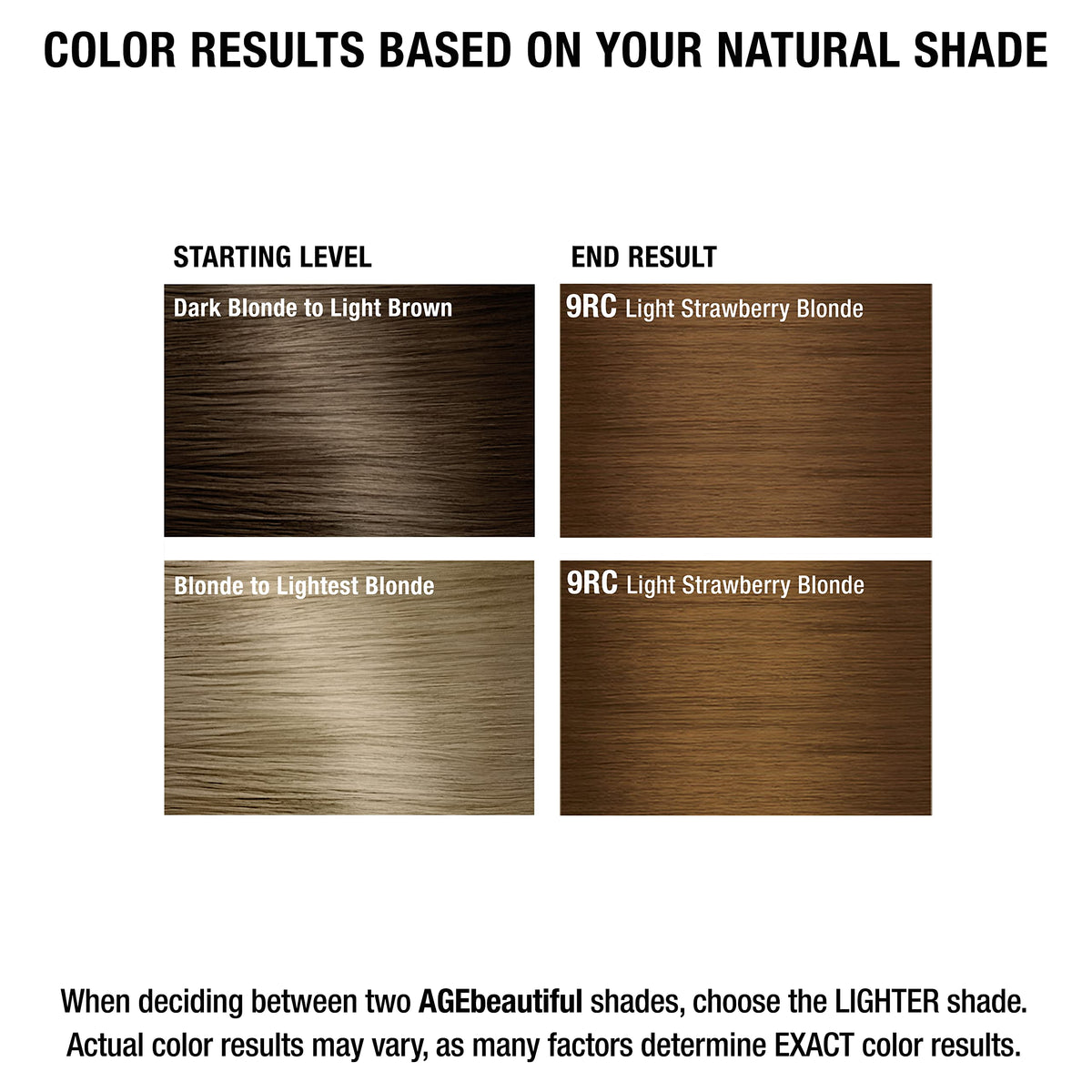 AGEbeautiful lifestyle styled hair image showing fuller, shinier, salon-ready finish