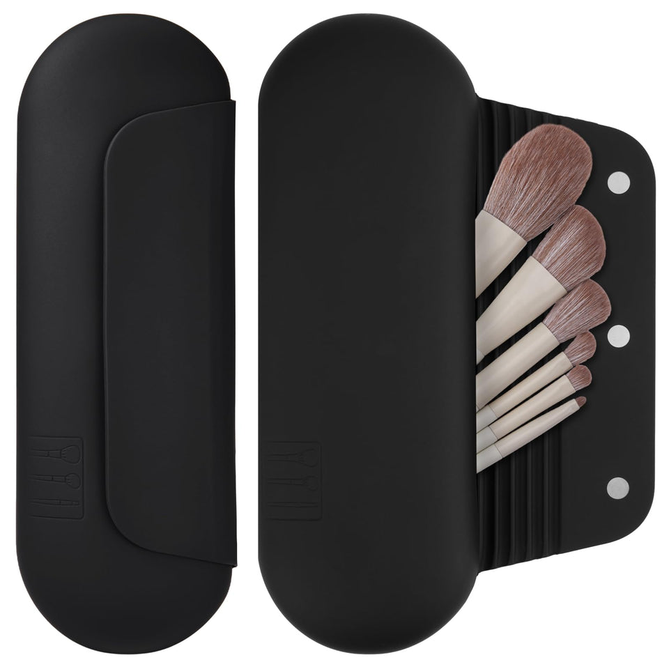 AGIKET front view black case showing sleek protection and portability