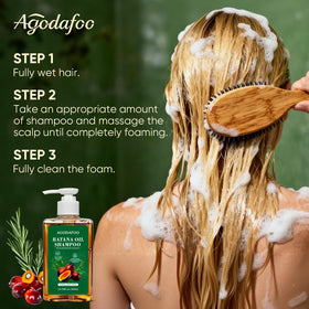 Agodafoo bottle on shelf in bathroom lifestyle for daily routine
