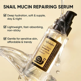 Agodafoo gel-like serum drop on hand demonstrating fast absorption