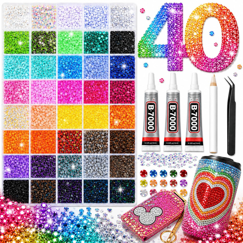 Agqbsl front packaging showing full bedazzling kit and benefits