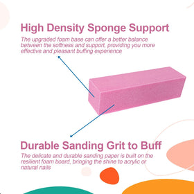 AhaTopia buffer block held in hand demonstrating 3.7-inch size for comfortable control
