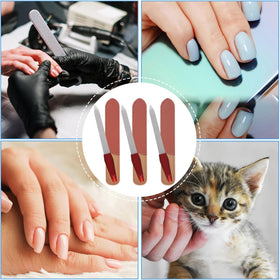 AhaTopia file in use shaping a natural fingernail, steady control and smooth finish