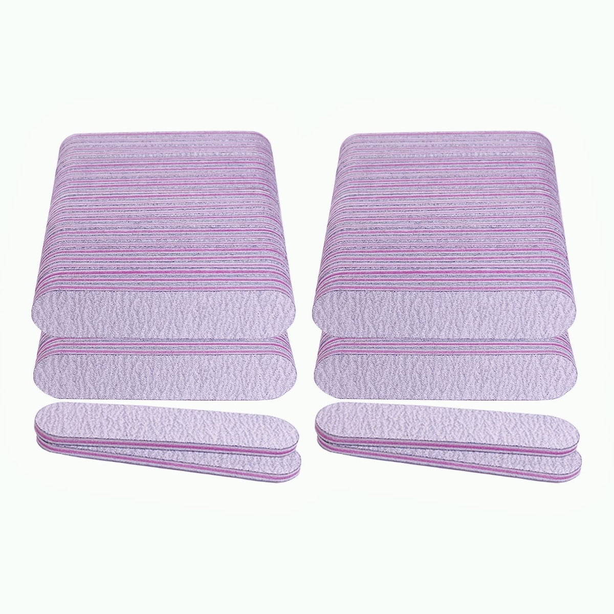 AhaTopia front packaging showing 100 emery board files for salon convenience
