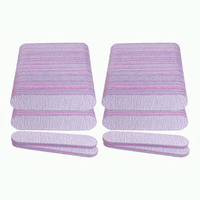 AhaTopia front packaging showing 100 emery board files for salon convenience