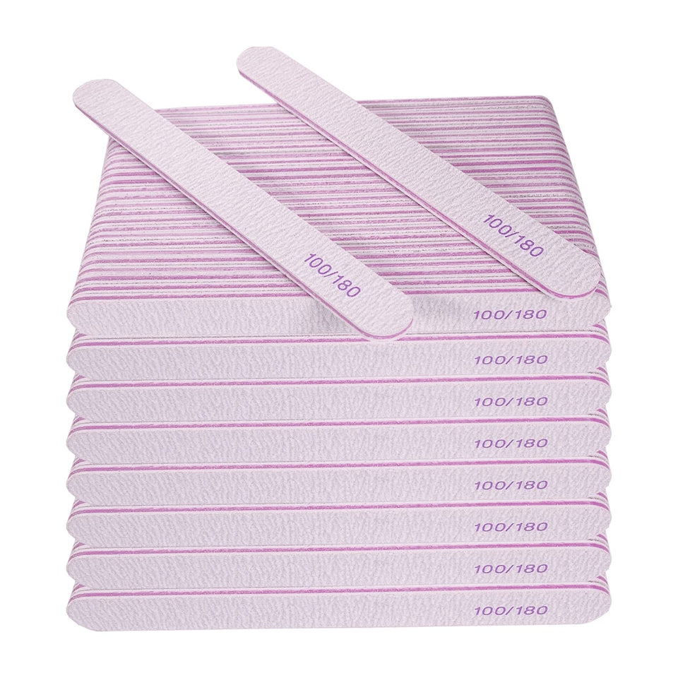 AhaTopia nail file front packaging showing stack and value for salons