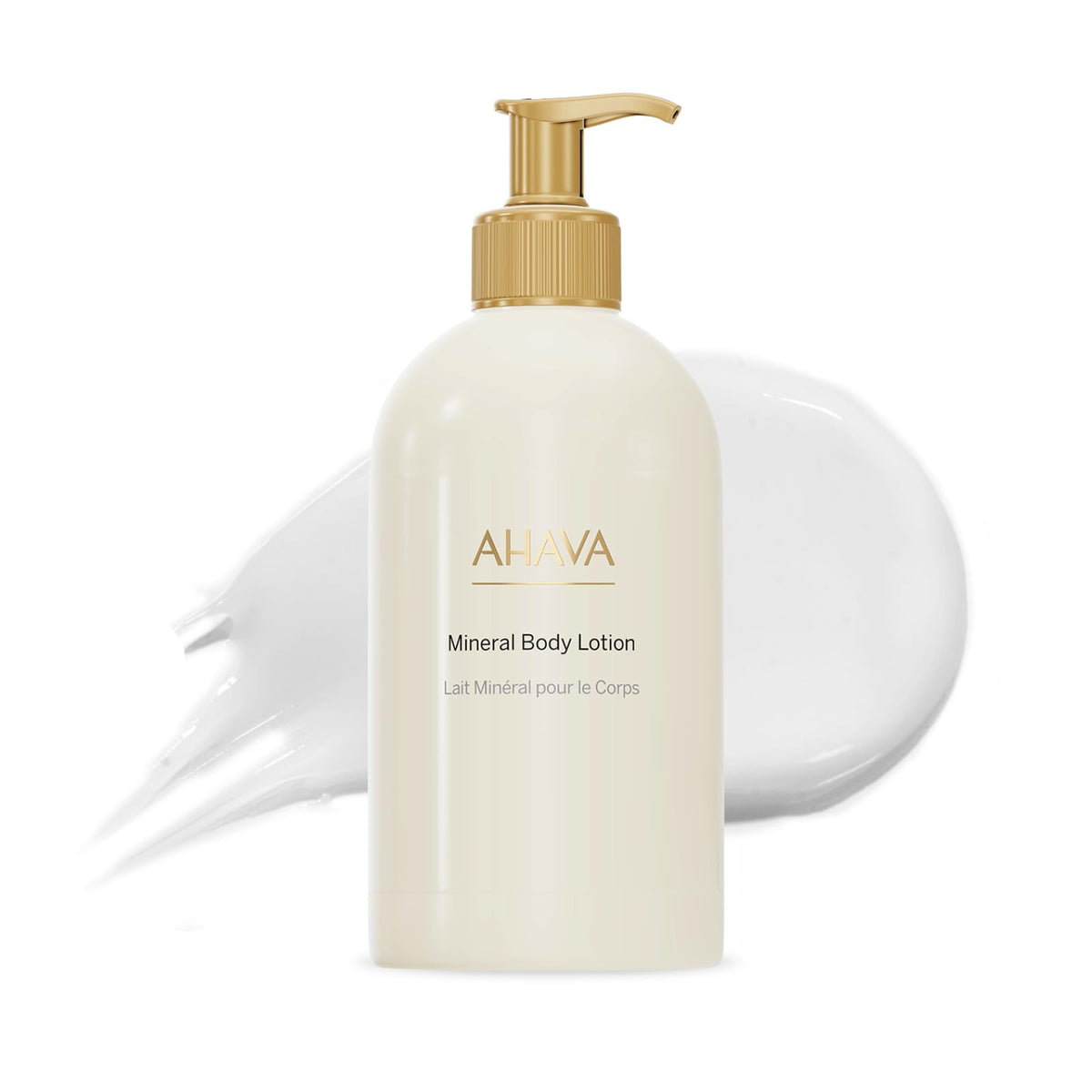 AHAVA front bottle view showing product branding and size for easy identification