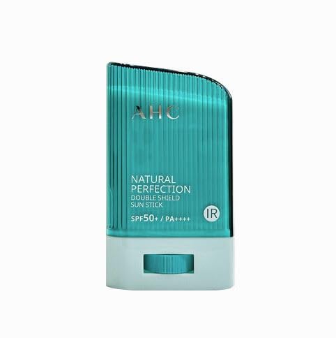 AHC sun stick front view showing compact travel-ready design and quick protection