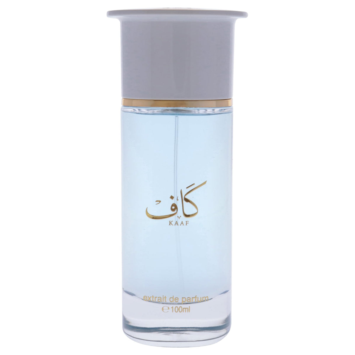 Ahmed Al Maghribi Kaaf angled bottle highlighting perfume silhouette and premium appeal