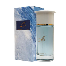 Ahmed Al Maghribi Kaaf front bottle showing elegant packaging and instant recognition benefit