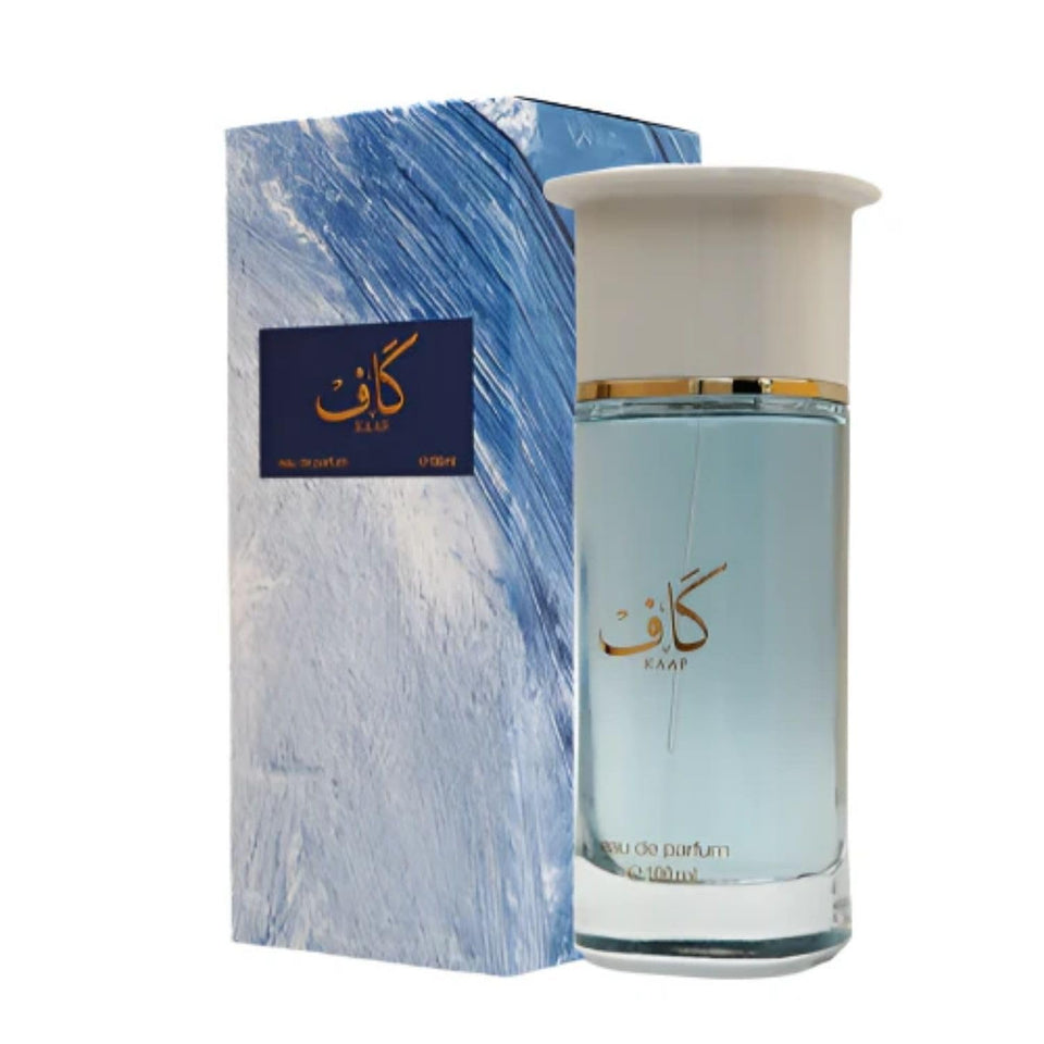 Ahmed Al Maghribi Kaaf front bottle showing elegant packaging and instant recognition benefit