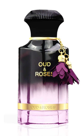 AHMED bottle front view showing elegant design and wearable benefit