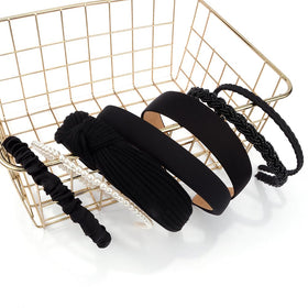 AHONEY knotted headband side profile offering casual textured style