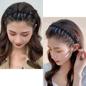 AHONEY all seven headbands arranged to show differences and versatile styling options