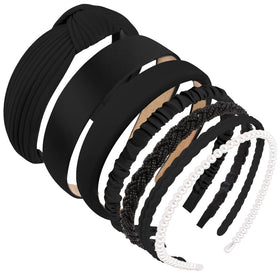 AHONEY headbands beside a hand to show scale and flexible fit