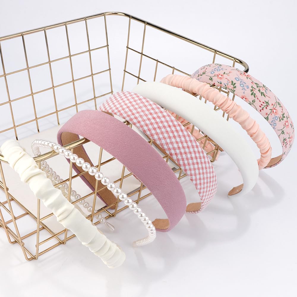 AHONEY lineup of headbands showing different widths for styling choices