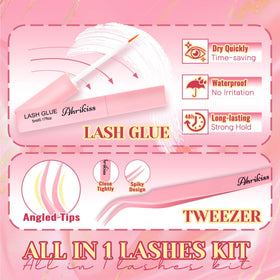 Ahrikiss lashes worn by model, natural cat-eye lift for everyday elegance