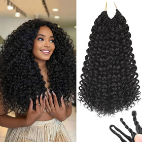 AIBEO front packaging of 14-inch GoGo Curl showing product benefits