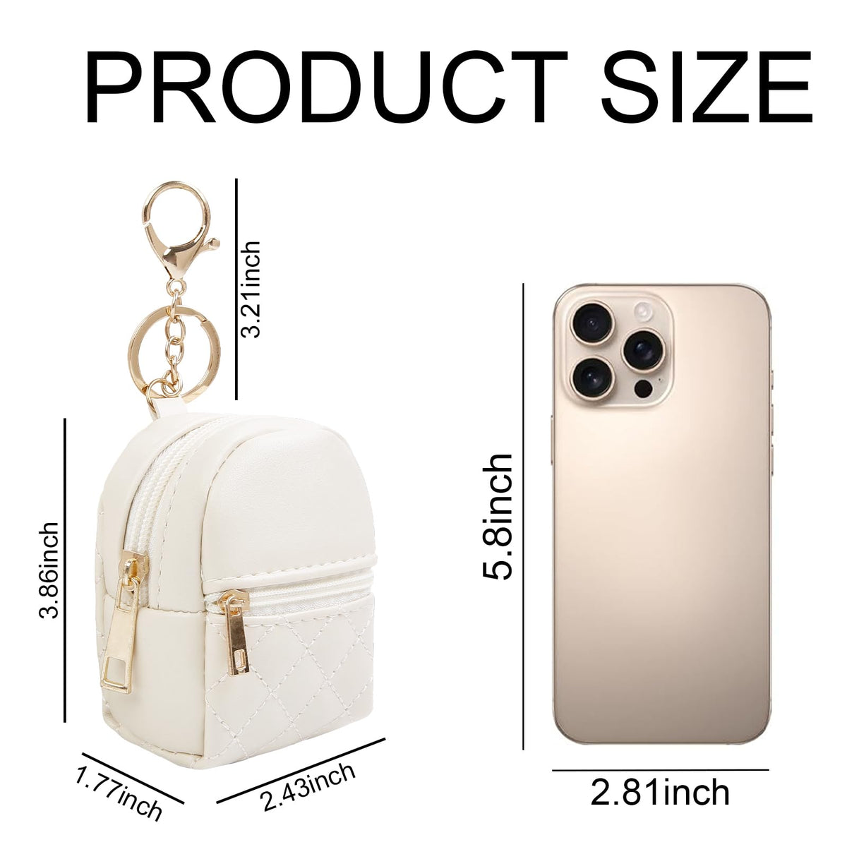 AIBFRID mini backpack packed with lipstick cards and cable showing multiuse convenience