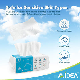 AIDEA AlDEA single folded towel showing compact portability benefit