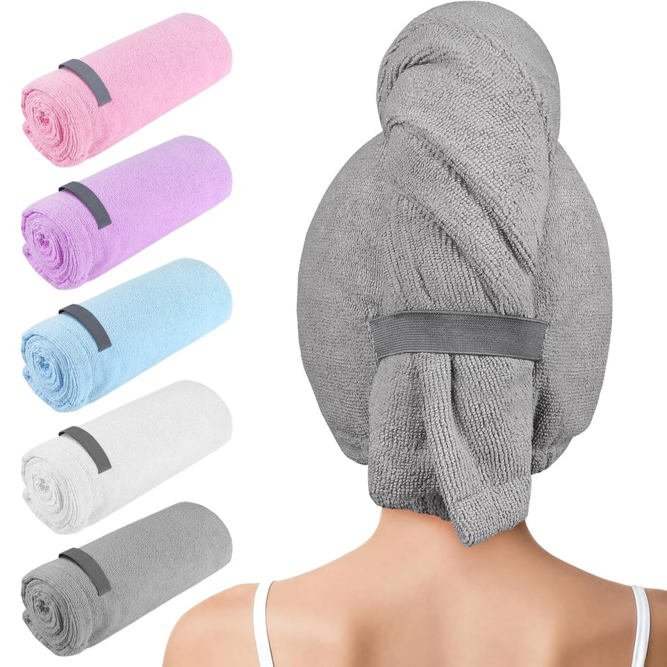 AIDEA front view of extra-wide wrap showing full coverage and quick-dry benefit