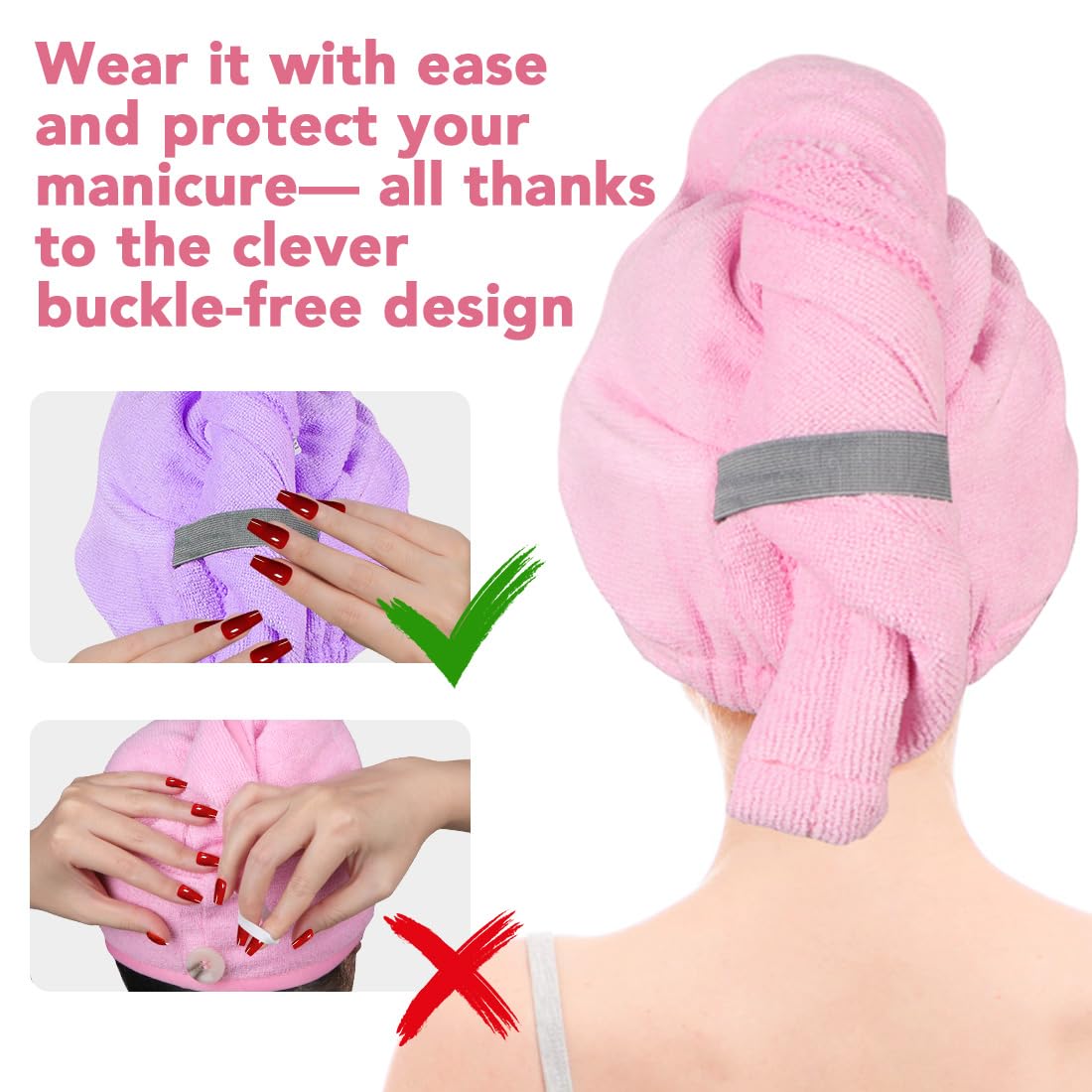 AIDEA elastic band detail demonstrating secure, non-slip hold during movement