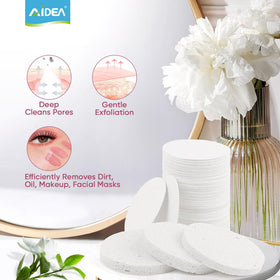 AIDEA stacked sponges showing thickness and long-lasting use