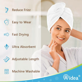AIDEA detailed shot of turban edges showing durable stitching benefit