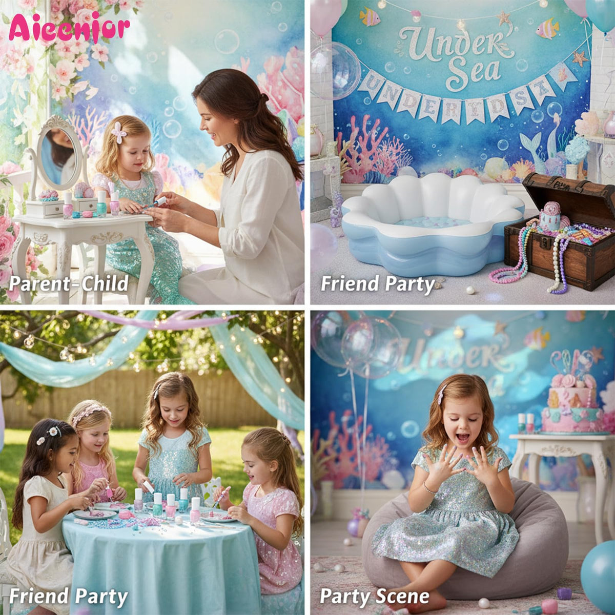 Aieenjor gift set lifestyle styled for parties and creative play