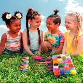 Aigee color variety flatlay displaying 32 vibrant shades for outfit matching